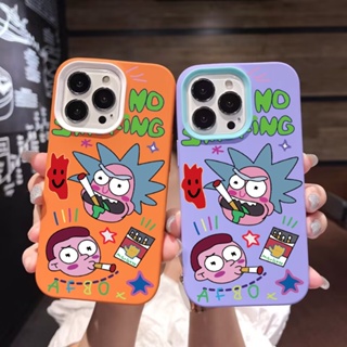 เคสโทรศัพท์มือถือ ซิลิโคนนุ่ม ลายการ์ตูนคน 3 in 1 สําหรับ iPhone 14Promax 13 12 11 7Plus 7 X Xs Max XR