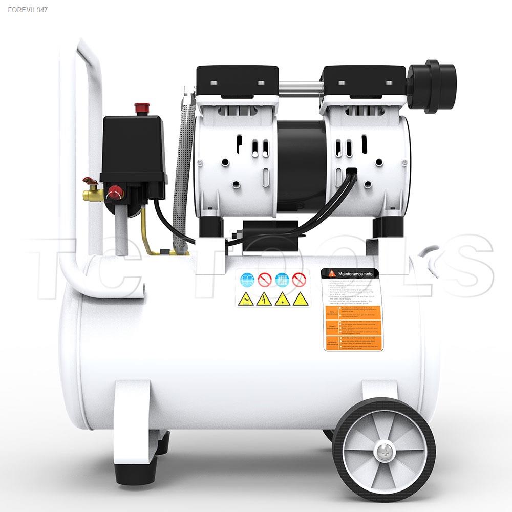 พร้อมสต็อก-tp-tools-ปั้มลม-30-ลิตร-ปั้มลมเก็บเสียง-ปั้มลมออยฟรี-เสียงเงีบย-800w-ปั้มลมไฟฟ้า-ปั้มลมรถยนต์-oil-free-air-co