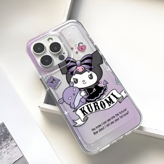 เคสโทรศัพท์มือถือ แบบใส กันกระแทก ลายการ์ตูน Kuromi Baby สําหรับ iphone 14 Pro Max 11 13 12 7Plus X XS Max 8 7