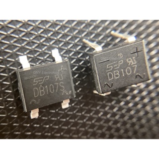 2ชิ้น New original DB107S DB107 SOP4 patch/DIP4 direct plug-in rectifier bridge 1A/1000V square bridge