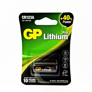 ถ่านลิเทียม GP Lithium CR123A Battery 3v ออกใบกำกับภาษีได้