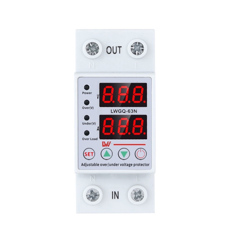 อุปกรณ์ป้องกันไฟเกิน-ไฟตก-กระแสเกิน-1-63a-230v-พร้อมส่งจากไทย