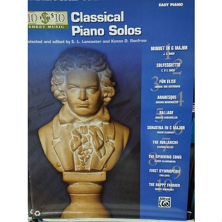 10 FOR 10 SHEET MUSIC - CLASSICAL PIANO SOLOS - EASY PIANO (ALF)038081402505