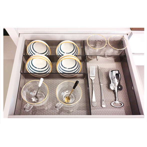 สไตล์ชั้นวางของในครัวexpandable-cutleryลิ้นชัก-flatwareถาดลิ้นชักsilverware-เครื่องใช้ให้บริการอเนกประสงค์สำหรับห้องครัว