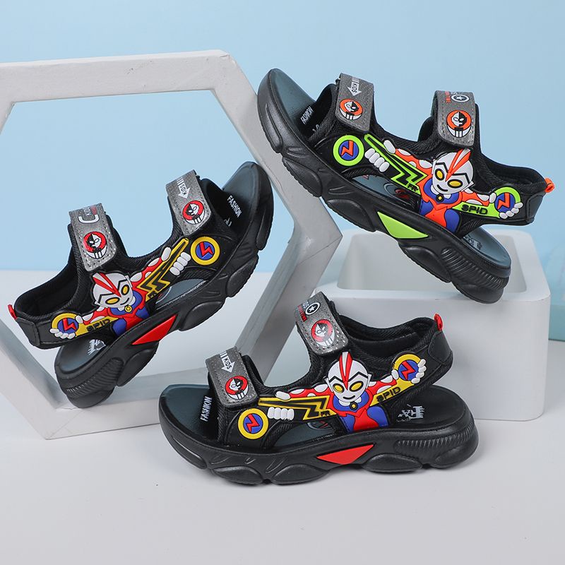 irun-2023-ฤดูร้อนใหม่สบายๆการ์ตูน-altman-รองเท้าแตะเด็กเด็กกลางและเด็กใหญ่รองเท้าชายหาดกันลื่นด้านล่างนุ่ม