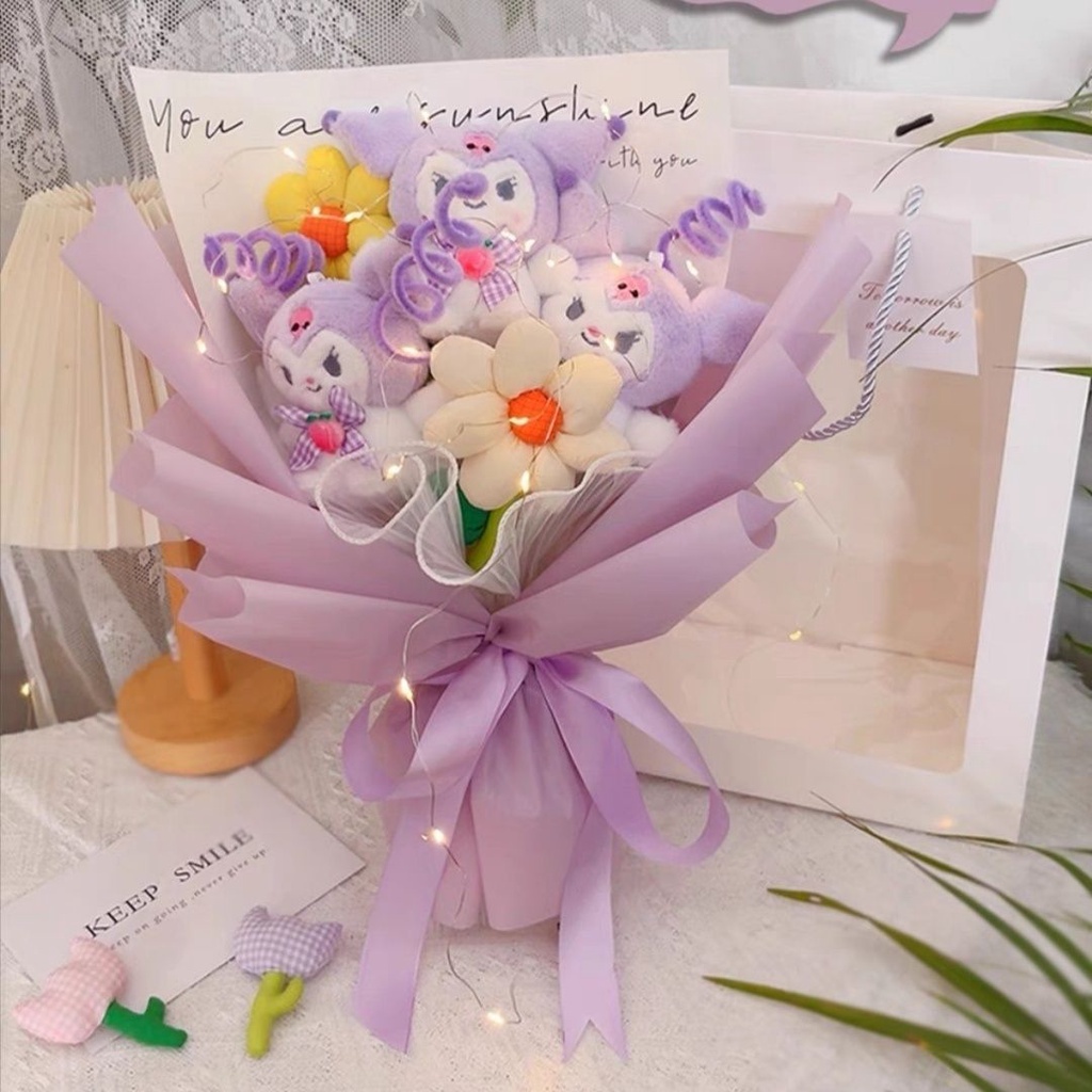 ของขวัญวันวาเลนไทน์-ช่อดอกไม้-ตุ๊กตาคูโลมิ-ดอกไม้-วันเกิด-ของขวัญรับปริญญา-ให้แฟน