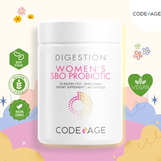 CODEAGE Women’s SBO Probiotic - 60 Capsules 🌺โพรไบโอติกส์กว่า 18 สายพันธุ์ + วิตามินแร่ธาตุสำหรับผู้หญิง🌺