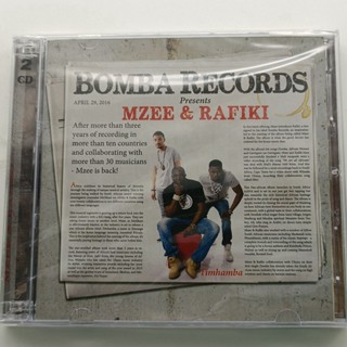 แผ่น Cd เพลงแอฟริกาใต้ Timhamba MZEE และ RAFIKI Unopened 2 แผ่น