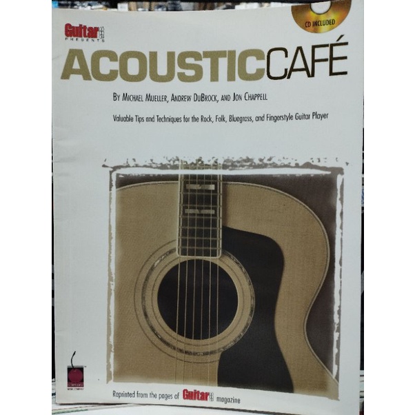 guitar-one-acoustic-cafe-w-cd-hal-073999566710ลดพิเศษตำนิปกยับ