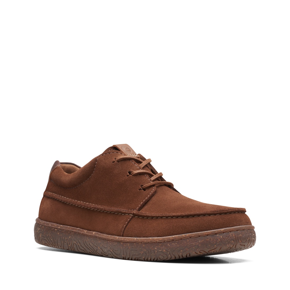 clarks-รองเท้าลำลองผู้ชาย-hodson-moc-รุ่น-cl-m-26168585-สีน้ำตาล