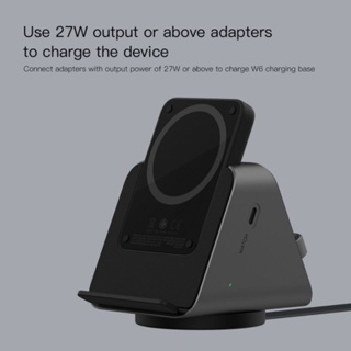 Eloop W6 แท่งชาร์จไร้สาย​แบบ3in1​ Wireless​ Charger​ ใหม่ล่าสุด​ แท้100%