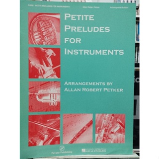 PETITE PRELUDES FOR INSTRUMENTS - ACCOM EDITION (HAL)ปกยับลดราคาเคลีย์สต๊อก