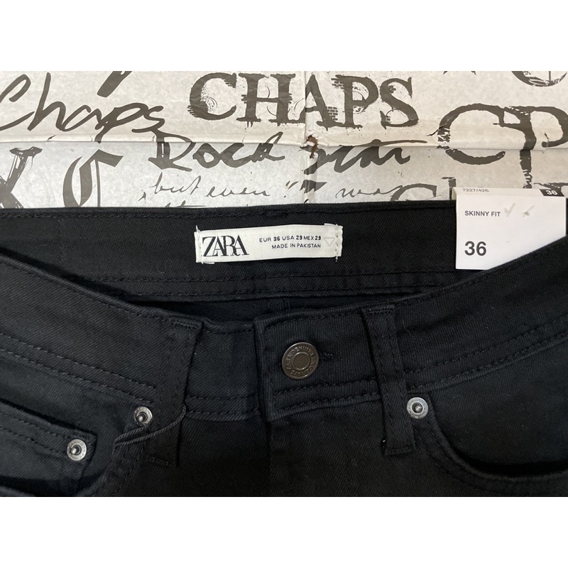 zara-super-black-skinny-jeans-size-29-กางเกงยีนส์ชาย-เดฟชาย-เดฟผ้ายืด-presented-by-toon-bodyslam-กางเกงยีนส์พี่ตูน-มือ-1
