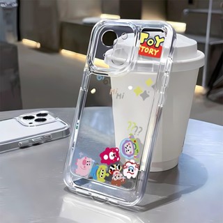 เคสโทรศัพท์มือถือแบบนิ่ม ใส กันรอยเลนส์กล้อง ลายการ์ตูน Toy Story แฟชั่น สําหรับ iphone 14 pro max 11 12 13 7 8 Plus X XR XSMax