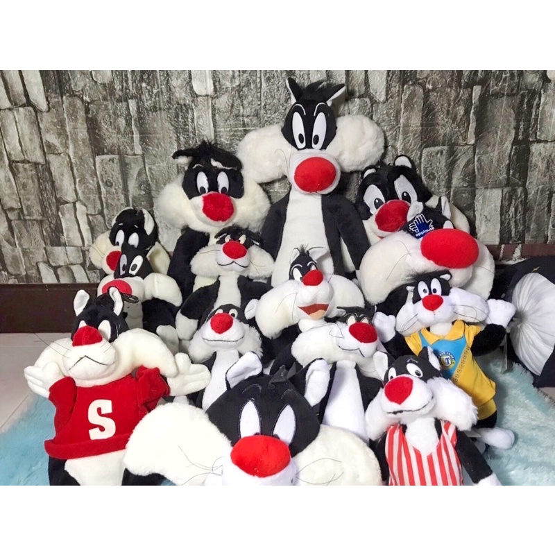 ตุ๊กตาซิลเวสเตอร์-silvestre-looney-tunes-ลิขสิทธิ์แท้-มือสอง