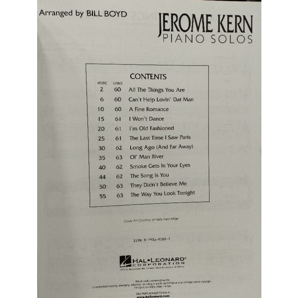 jerome-kern-piano-solos073999280135