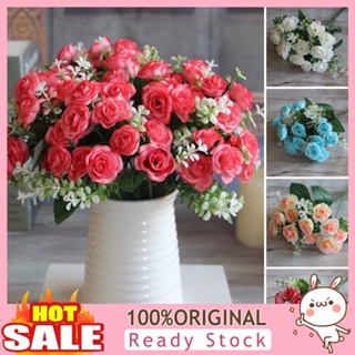 [B_398] 1 Bouquet Simulation Rose Watering Vivid Ornamental Color Artificial Flowers Home Beautification