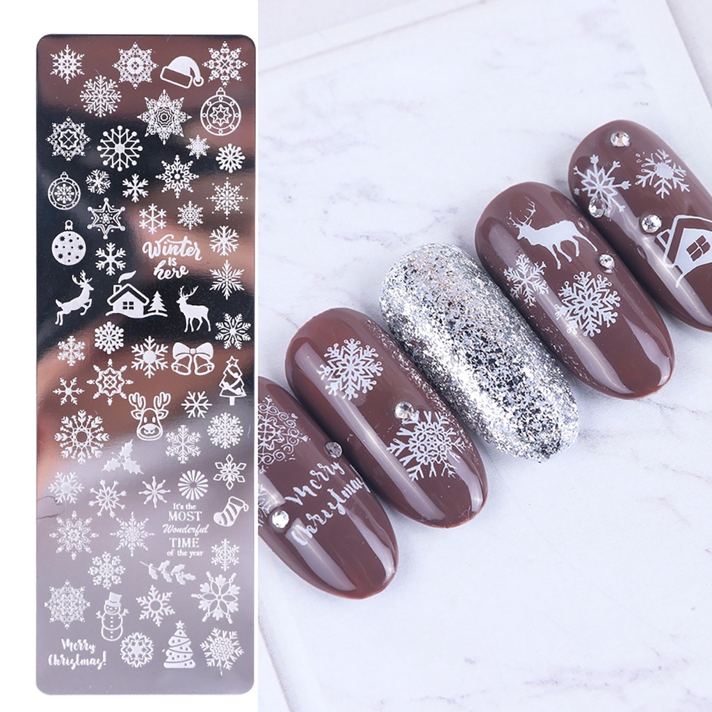 b-398-nail-art-stamping-plate-engraved-leaf-flower-stainless-steel-diy-manicure-template-nail-tool-for-beauty