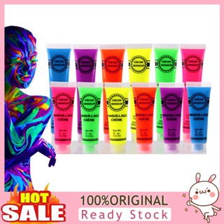 [B_398] Paint Cream Tube Luminous Tools 19/14.2g Art Body Paint for Halloween