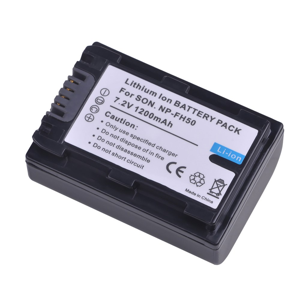 แบตเตอรี่-npfh50-np-fh50สำหรับ-sony-np-fh30-np-fh40-np-fh50-hx200v-np-fh100และ-dsc-hx1-hx100v-hx200-a290-a330