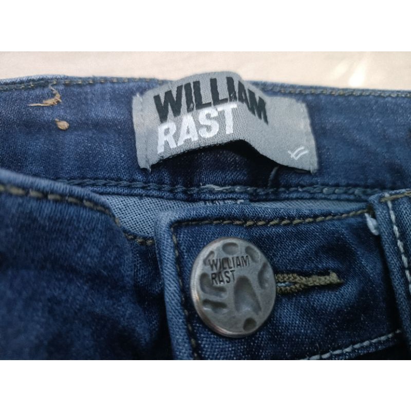 กางเกงยีนส์ WILLIAM RASTรหัส 287 มือ 2 สภาพ 95% เอว 26-27 นิ้ว สะโพก 36 ...