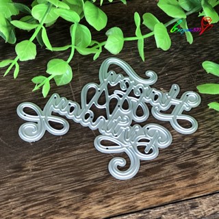 【AG】Happy Birthday Metal Cutting Dies DIY Scrapbooking Embossing Paper Stencil