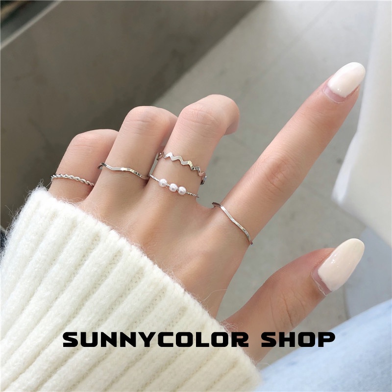 sunnycolor-แหวน-แหวนแฟชั่น-insลีลา-ชีวิตประจําวัน-การออกแบบแบรนด์-a98n1fc