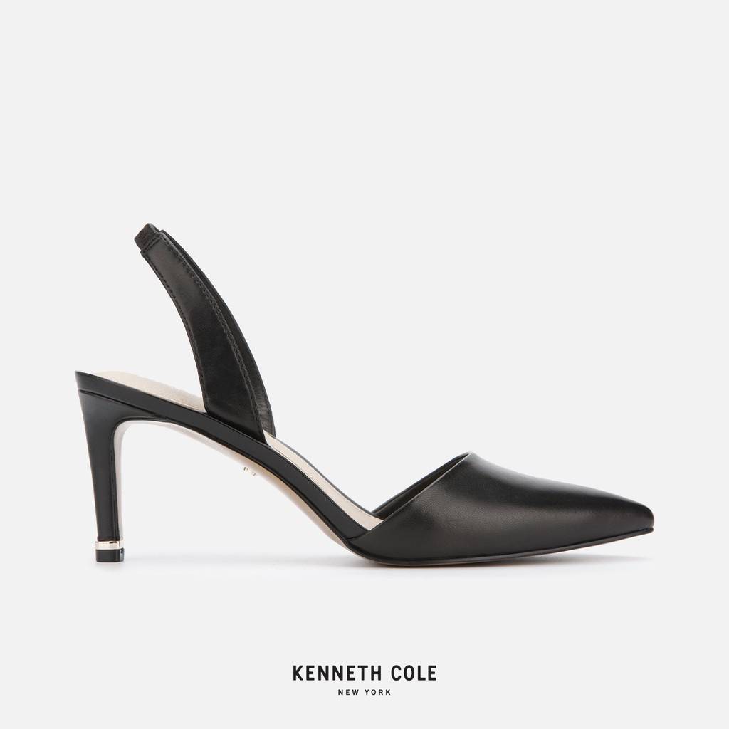 KENNETH COLE รองเท้าส้นสูงผู้หญิง รุ่น RILEY 70 SLING BLACK สีดำ ( HEL ...