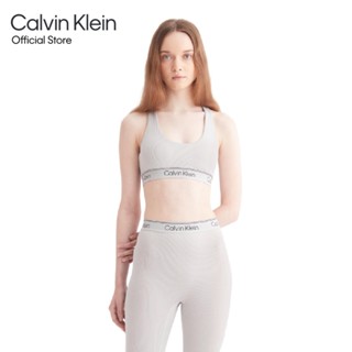 CALVIN KLEIN สปอร์ตบราผู้หญิง (Removable padding) รุ่น 4WS3K122 050 - สีเทา