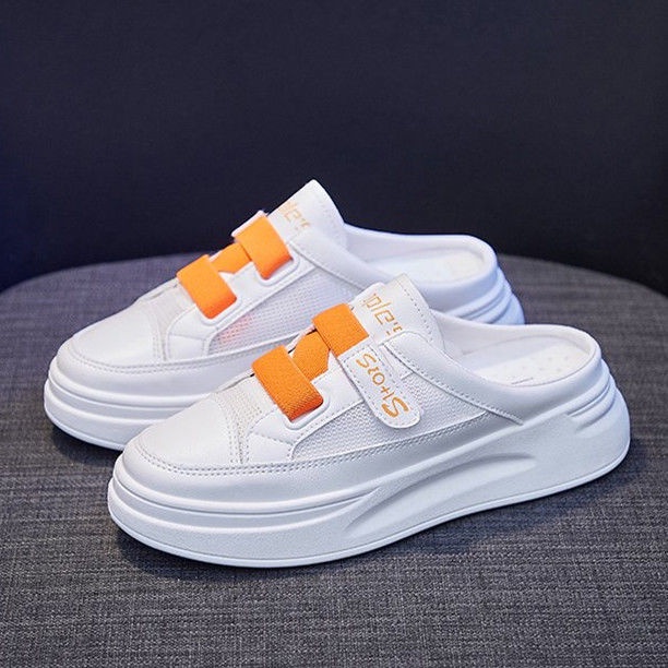 velcro-รองเท้าผ้าใบ-ลําลอง-สวมหุ้มข้อ-ผ้าตาข่าย-ระบายอากาศ-สีขาว-เหมาะกับฤดูร้อน-สําหรับสตรี-2022