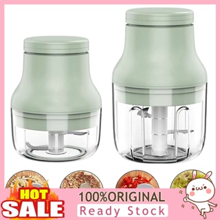[B_398] 100/250ml Ginger Masher Compact Size Transparent Non-Slip Base Rechargeable High ABS Food Grade Mini Electric Garlic Chopper Vegetable Crusher Tool Kitchen Supplies