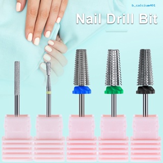 Calciummj Nail Drill Bits Wear-Resistant High Strength Tungsten Steel Sanding Polishing Removing Cuticle Nail