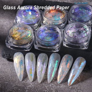 Calciummj 1Bottle Manicure Glitter Harmless Portable Convenient Cellophane Nail Art Broken Sequins for Girls