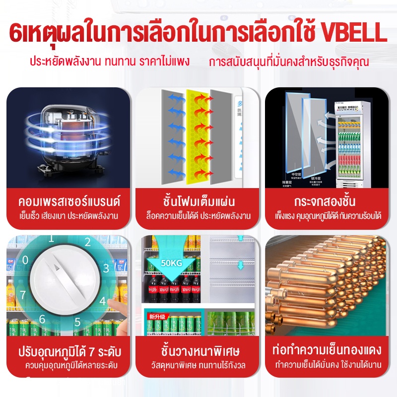 biaowang-ตู้แช่โชว์แนวตั้งตู้โชว์-ระบบควบคุมอุณหภูมิอัจฉริยะประตูกระจกนิรภัยเครื่องทำความเย็น-ตู้แช่เครื่องดื่ม-ตู้แช่