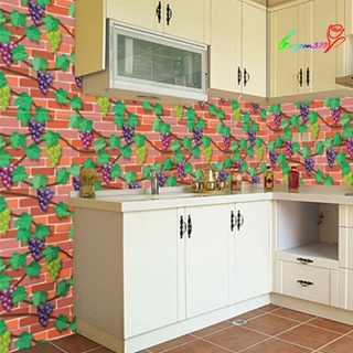 【AG】Wall Sticker Self-adhesive Brick Design PVC Removable Bedroom Decal Home
