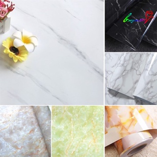 【AG】Wall Stickers Waterproof Decorative PVC Marble Effect Self Adhesive for TV Backdrop