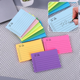 Calciwj 9Pcs/Set Note Pad Assorted Color Tear-off To-Do-List Smooth Writing Thick Paper Students Mini