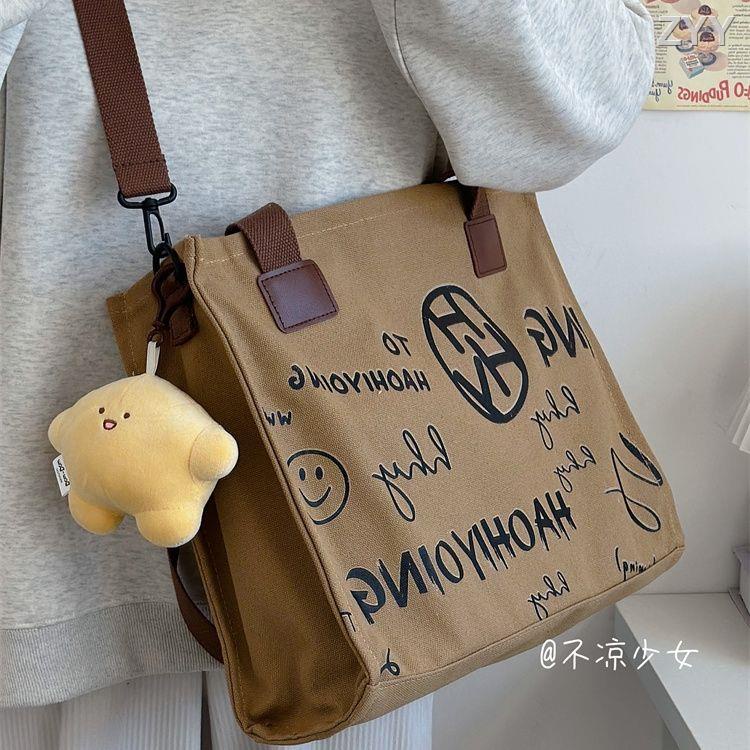 ญี่ปุ่น-ins-สาววิทยาลัยลมความจุขนาดใหญ่กระเป๋าสะพายไหล่สำหรับนักเรียนในชั้นเรียนการเดินทางกระเป๋าสะพาย