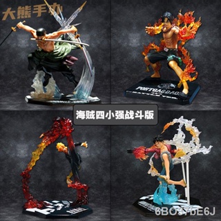 ✠◈ของตกแต่งโมเดลทำมือ One Piece Fire Fist Lufei Ace Thoron Sanji ชุดของขวัญสำหรับเด็กรุ่นพิเศษขนาดใหญ่