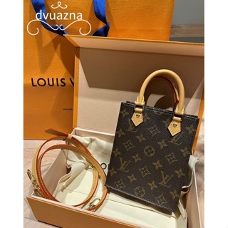 100% แบรนด์ใหม่และของแท้ Louis Vuitton / LV PETIT SAC PLAT กระเป๋าถือ