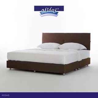 Midas เตียงนอนพร้อมฐาน รุ่น Mibed 1 หุ้มผ้า Microfibre ส่งฟรี