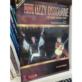 GUITAR LEGENDARY LICKS - OZZY OSBOURNE - THE RANDY RHOADS YEARS GTAB W/CD (HAL)073999500080