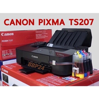 Printer Canon Pixma Ts207 , Ts307 WIFI &amp; IP 2770 INKTANK ตลับใหม่ของแท้เครื่องแจ้งเตือนระดับหมึกเต็ม 100%