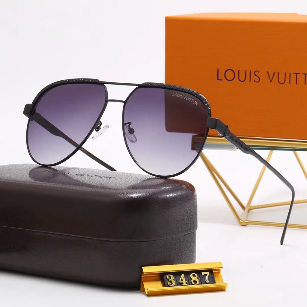 lv-แว่นตากันแดดแฟชั่น-แนวเรโทร-สําหรับผู้ชาย