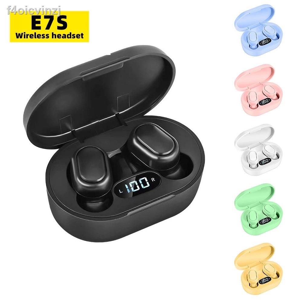 E7S Earbuds Mini Portable Bluetooth 5.0 Earphone TWS Wireless Earphones ...