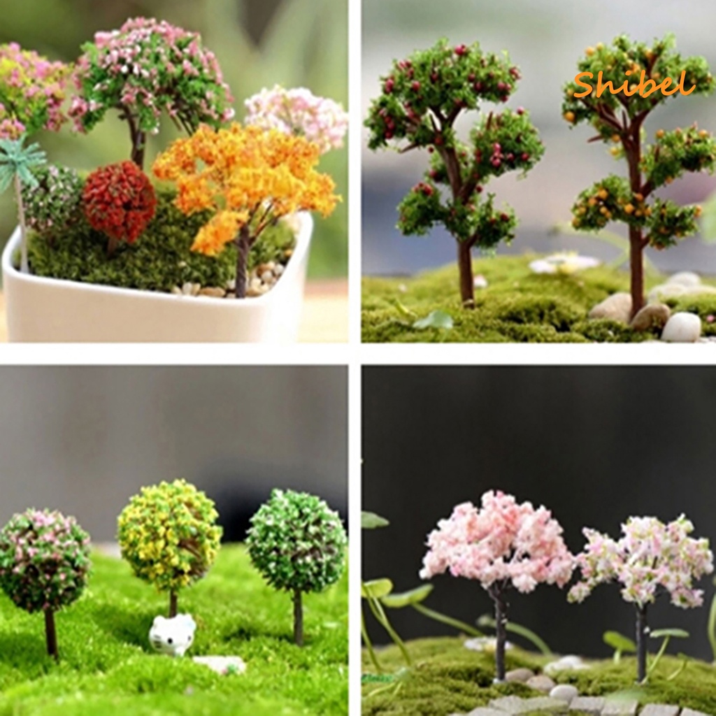 hot-plant-miniature-mini-shape-พลาสติกโลหะ-dollhouse-miniature-สำหรับ