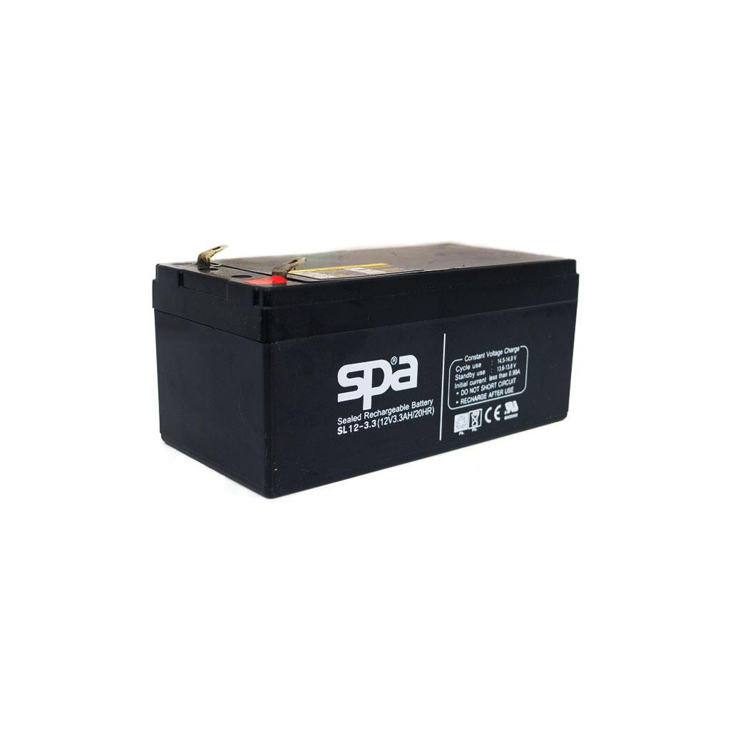 sla-battery-sl-12-3-3-spa-12v-3-3ah-แบตเตอรี่แห้ง-ออกใบกำกับภาษีได้-batterymania