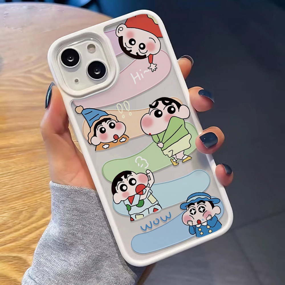 เคสโทรศัพท์มือถืออะคริลิค-แบบแข็ง-ลายการ์ตูนชินจังน่ารัก-สําหรับ-iphone-14-pro-max-11-13-12-7plus-8-x-xs-max