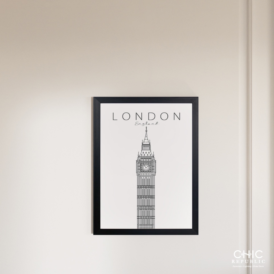 chic-republic-elizabeth-tower-45x60-ภาพติดฝาผนัง-สี-ดำ-หลากสี