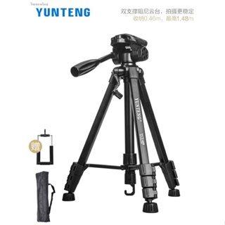 Yunteng ขาตั้งกล้อง xs10 เหมาะสำหรับ Fuji micro-single ขาตั้งกล้องสูง 1.8 เมตร xt4xt3xt100xt200xa5xa7xh1xt20xt30 วงเล็บถ